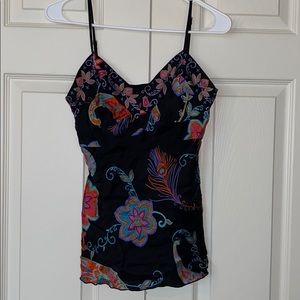 Trina Turk silk feel print tank top